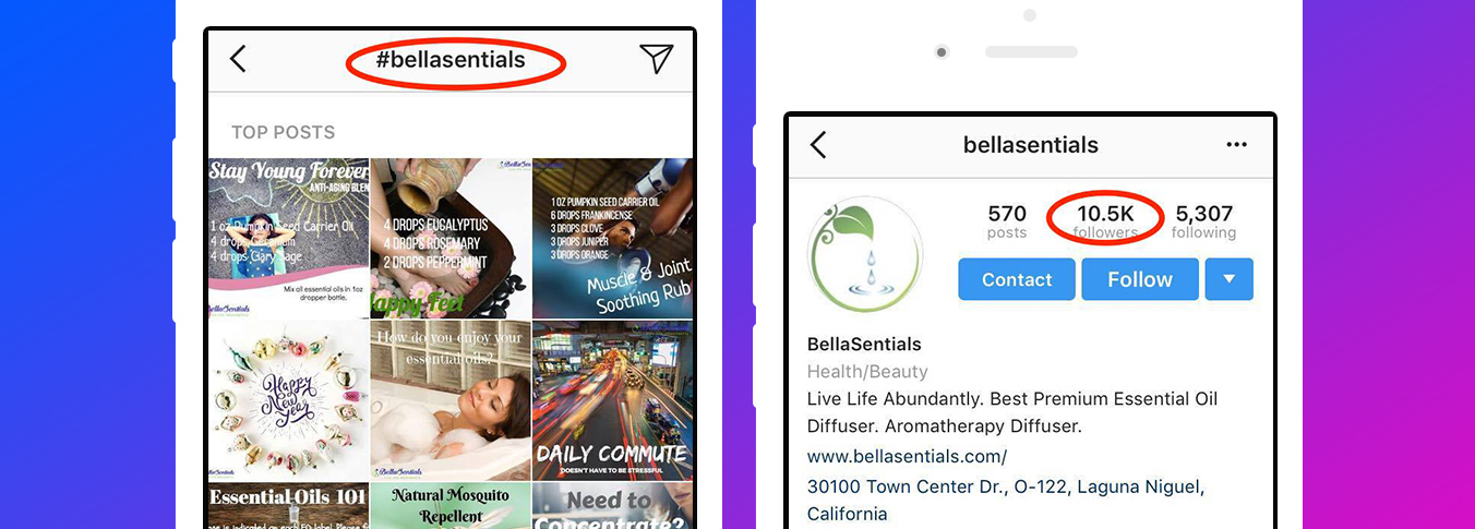 bellasentials hashtags on instagram