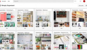  Pinterest account