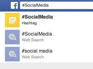 hashtags on Facebook