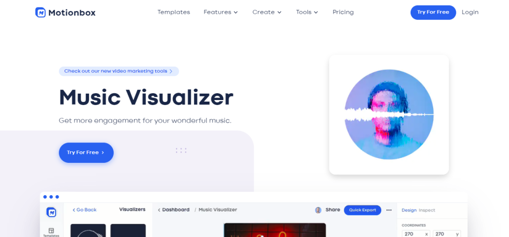 Motionbox Music Visualizer