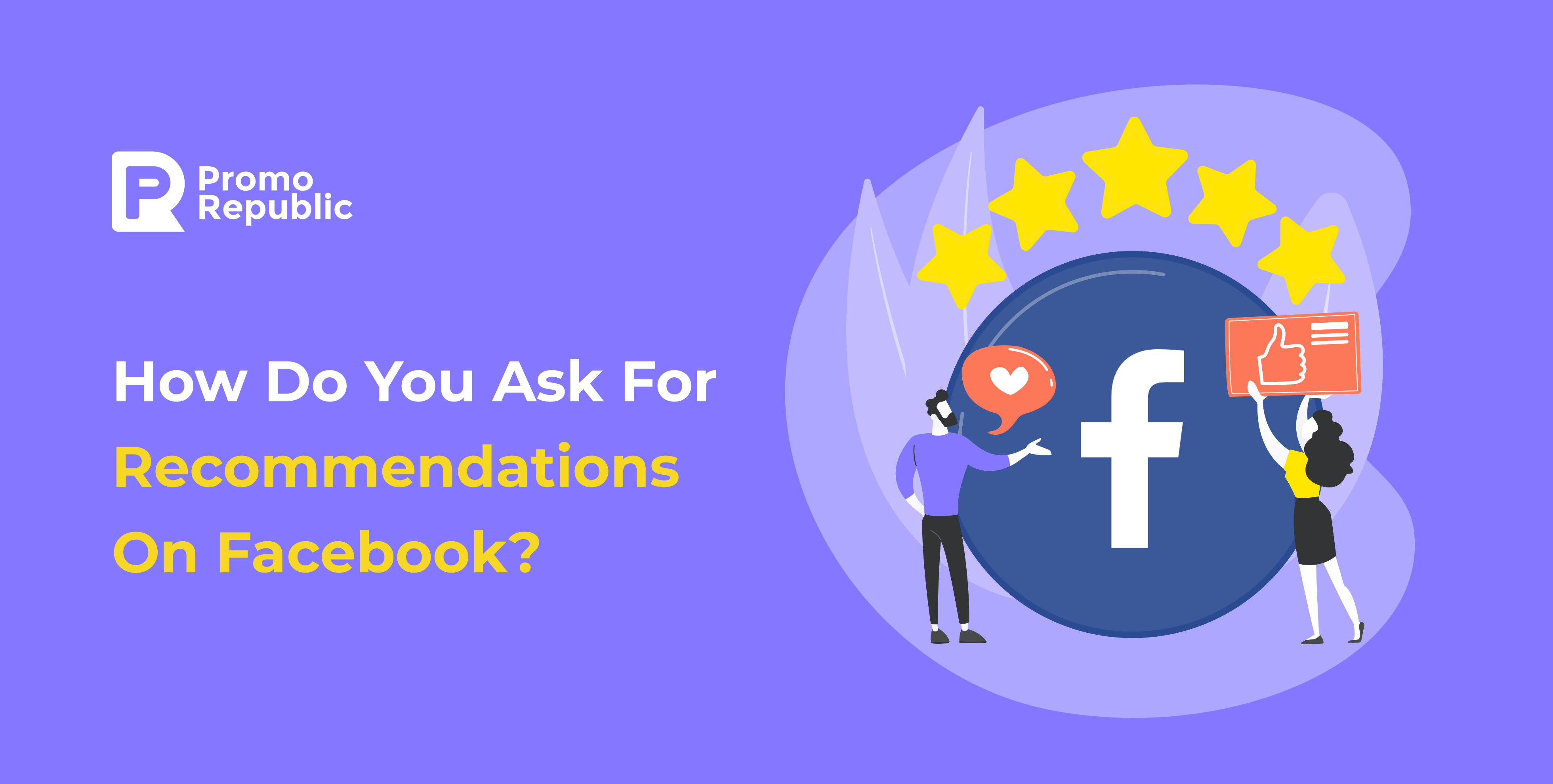 how to ask for a recommendation on facebook